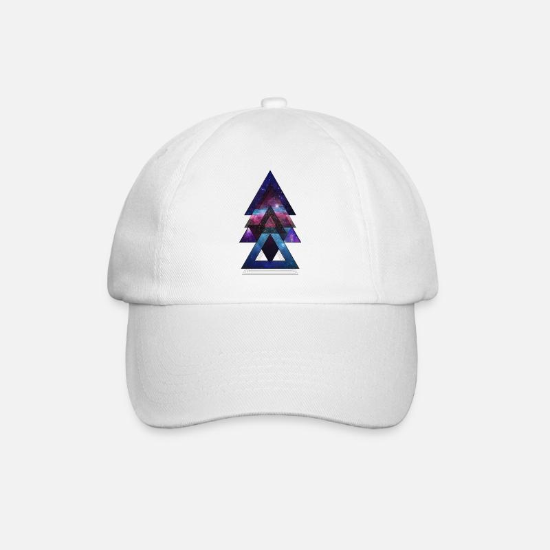 Threefold universe - Baseball Cap - white/white