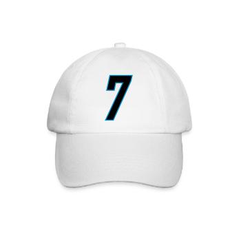 number_7 - Baseballkappe - Weiß/Weiß - Vorne
