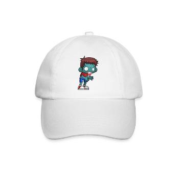zombie - Baseball Cap - white/white - Front