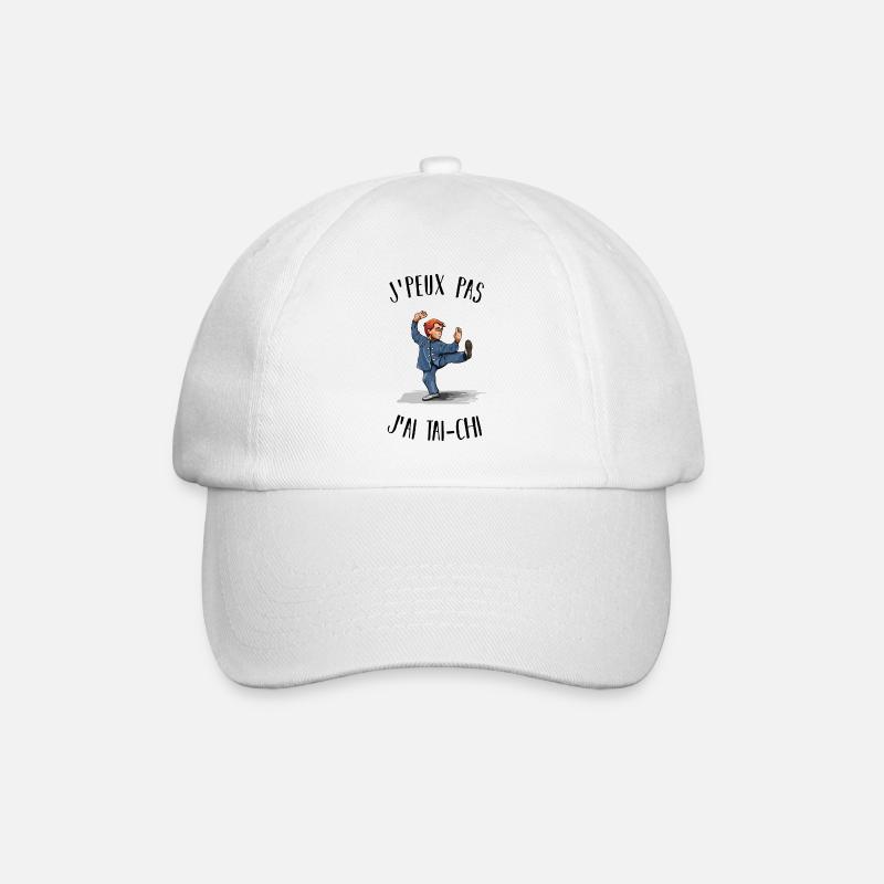 J'peux pas j'ai Tai-Chi - Casquette classique - blanc/blanc