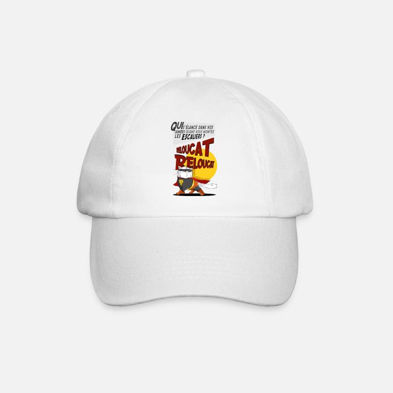 Reloucat et les escaliers - Casquette classique - blanc/blanc