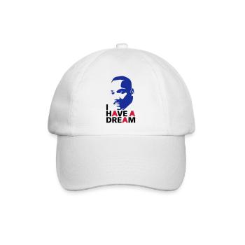 MARTIN LUTHER KING - Casquette classique - blanc/blanc - Devant