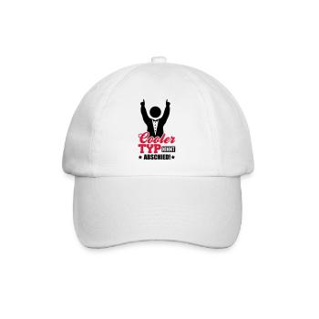 cooler_typ_nimmt_abschied_tj2 - Casquette classique - blanc/blanc - Devant