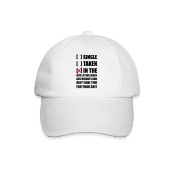 Fitness unique - Casquette classique - blanc/blanc - Devant