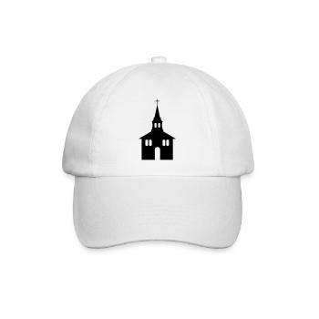 kirche - Baseballkappe - Weiß/Weiß - Vorne
