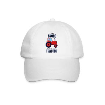 tractor - Baseball Cap - white/white - Front
