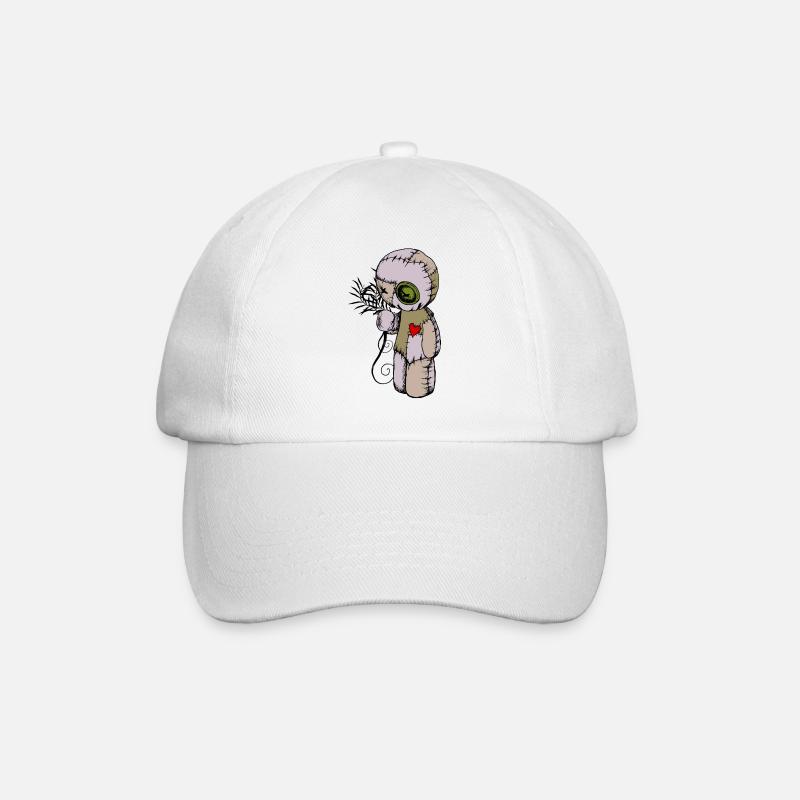 Voodoo-Puppe - Baseballkappe - Weiß/Weiß