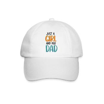 Père Fille | | cadeaux aux parents Cadeaux Enfants - Casquette classique - blanc/blanc - Devant