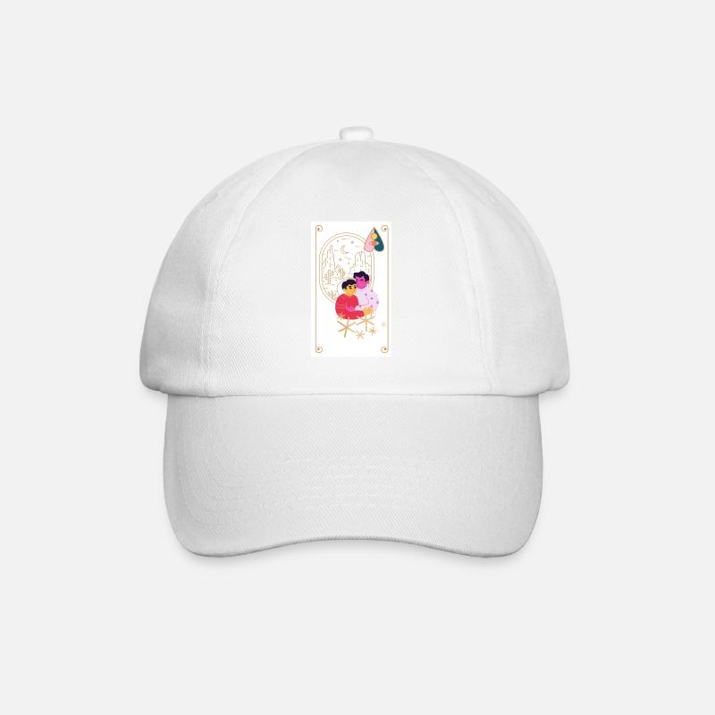 Papa et fils - Casquette classique - blanc/blanc
