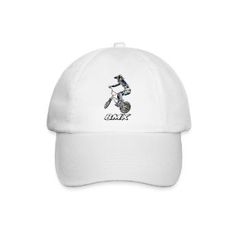 bmx - Baseball Cap - white/white - Front