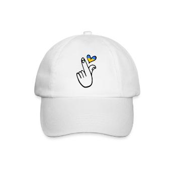 Ukraine - Baseball Cap - white/white - Front