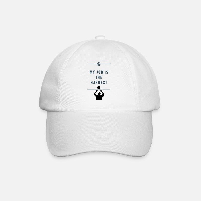 Volleyball Setter - Baseballkappe - Weiß/Weiß