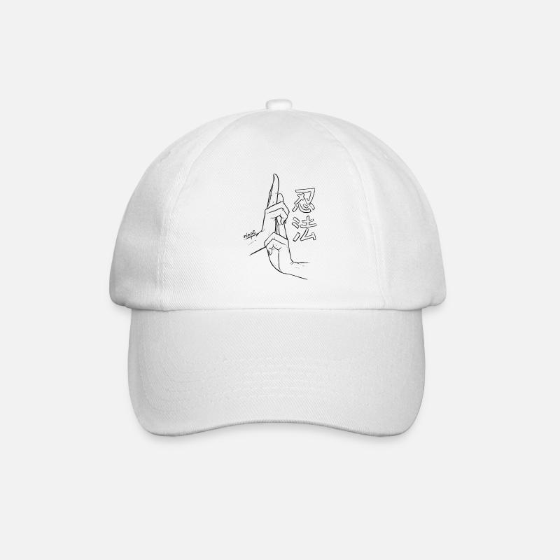 Ninpou - Baseball Cap - white/white