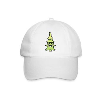 Christmas tree smile Christmas tree Christmas - Baseball Cap - white/white - Front