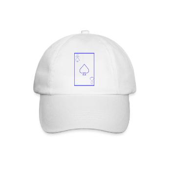 As de pique - Casquette classique - blanc/blanc - Devant