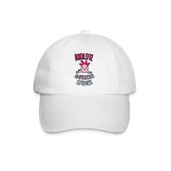 Axolotl Mignonnerie amphibie 3 - Casquette classique - blanc/blanc - Devant