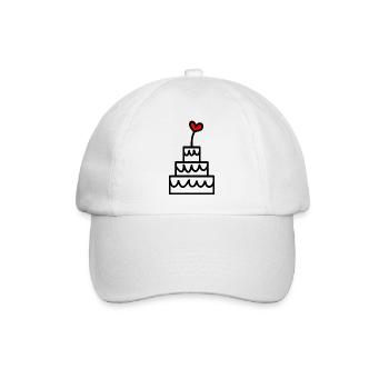 JAHRESTAG. ALLES GUTE ZUM GEBURTSTAG!. ALLES GUTE ZUM GEBURTSTAG!. - Baseballkappe - Weiß/Weiß - Vorne
