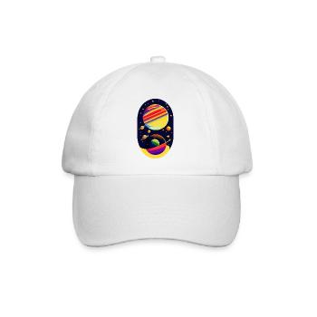 deep space - Casquette classique - blanc/blanc - Devant