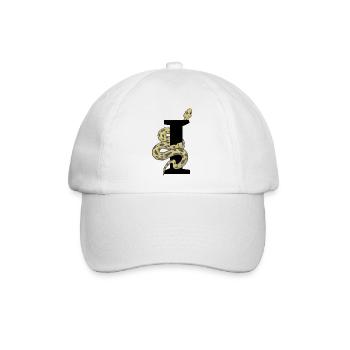 Lettre i serpent - Casquette classique - blanc/blanc - Devant