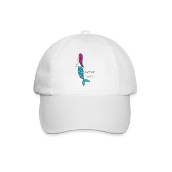 mermaid out of duty - Baseballkappe - Weiß/Weiß - Vorne