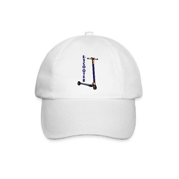 E-Scooter Roller Scooter - Casquette classique - blanc/blanc - Devant