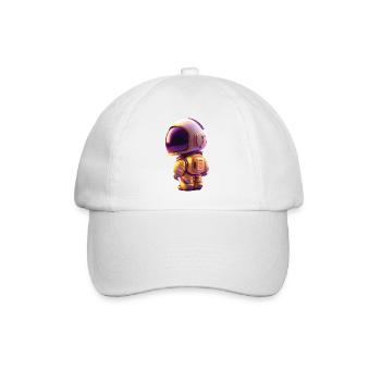 Space Kid Young Astronaut Birthday Five - Baseball Cap - white/white - Front