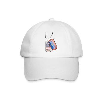 Dog tag Colorado USA Mountains Spring - Baseball Cap - white/white - Front