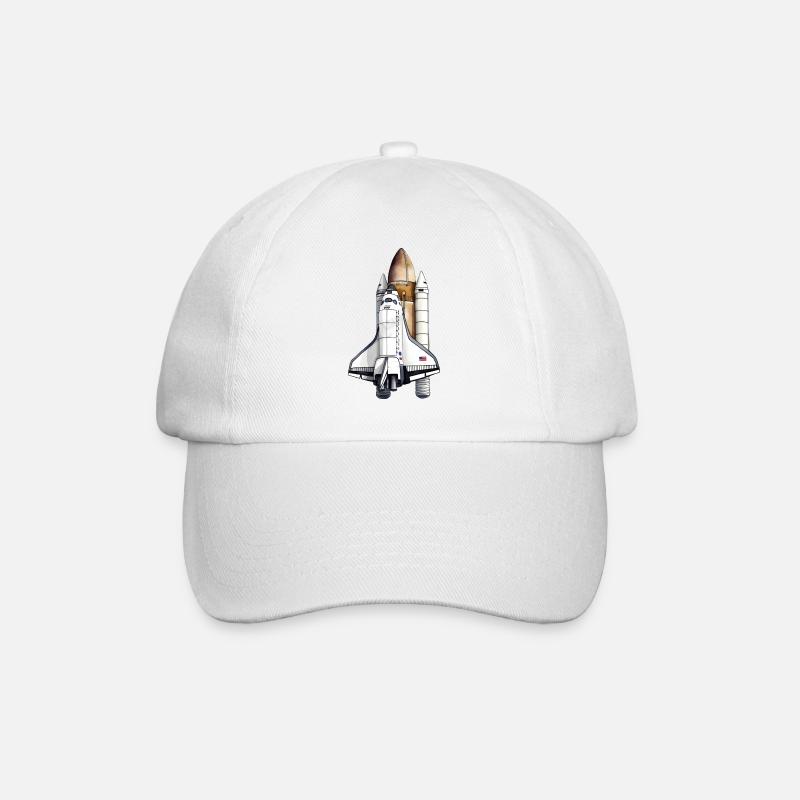 Navette spatiale au décollage - Casquette classique - blanc/blanc