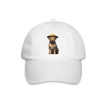 Propriétaires de chiens Golden Retriever chiots chiens - Casquette classique - blanc/blanc - Devant