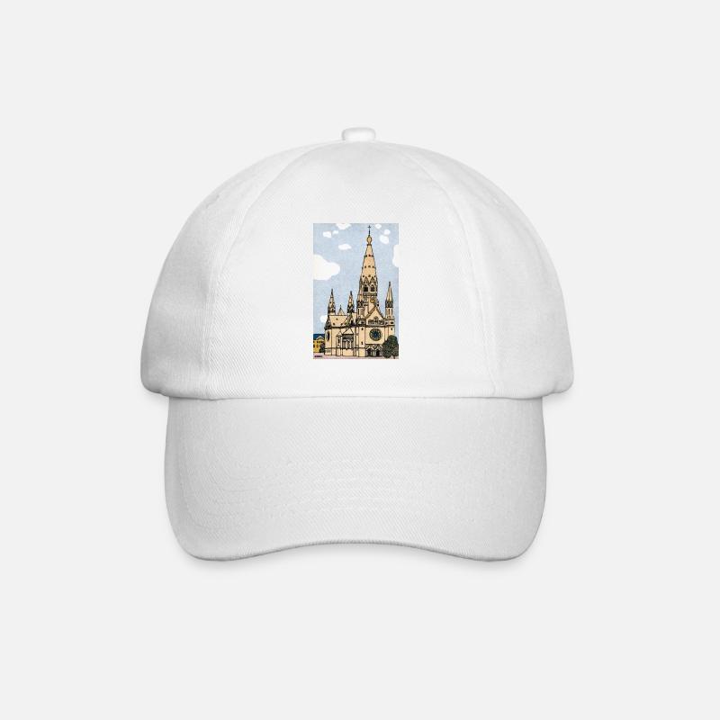Kaiser Wilhelm Gedächtniskirche Berlin - Baseballkappe - Weiß/Weiß