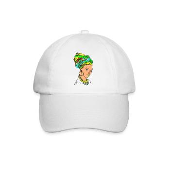 Mama africa - Baseball Cap - white/white - Front