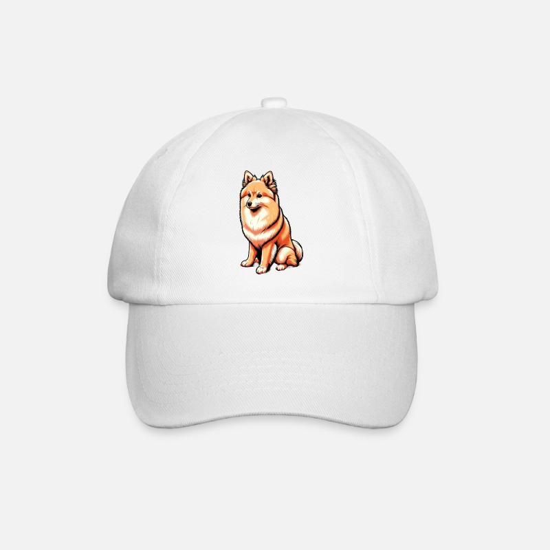 Spitz finlandais - Casquette classique - blanc/blanc