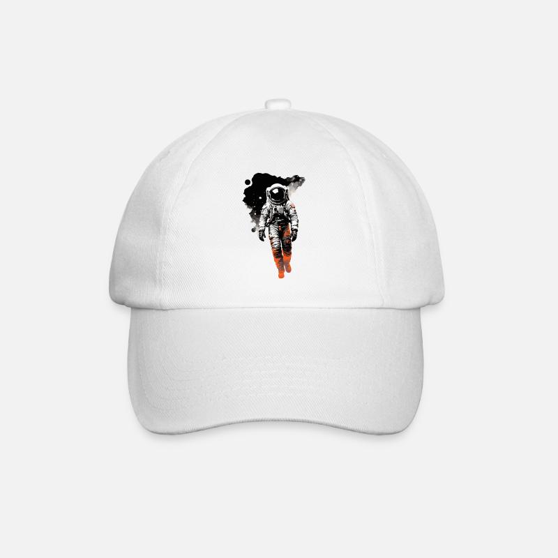 Astronaut - Baseballkappe - Weiß/Weiß