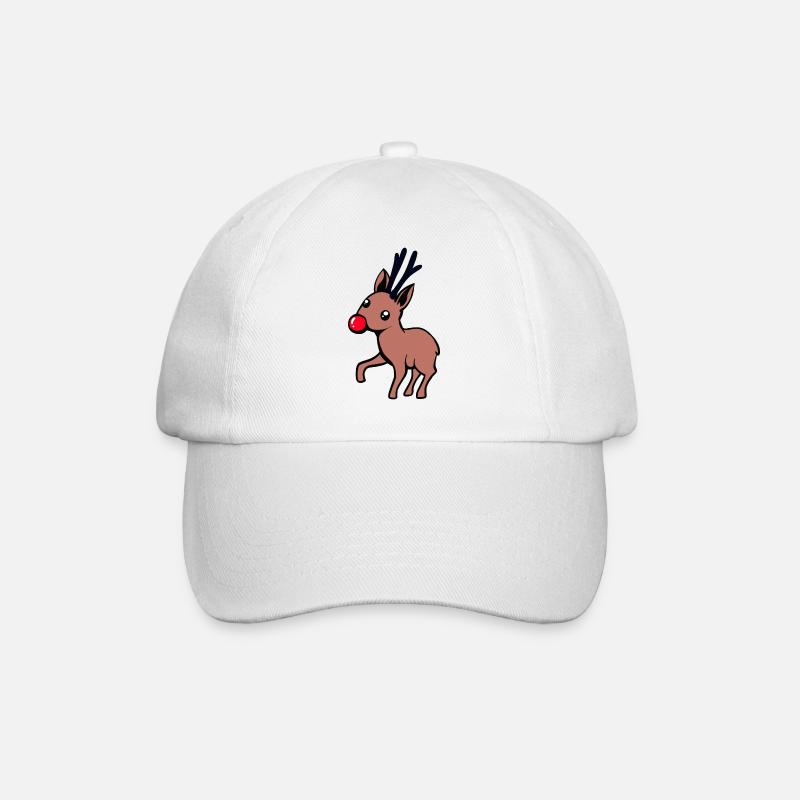 Baby Reindeer - Baseball Cap - white/white