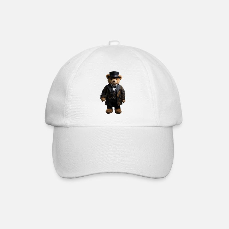 Clothes make the man, even with bears - Baseball Cap - white/white
