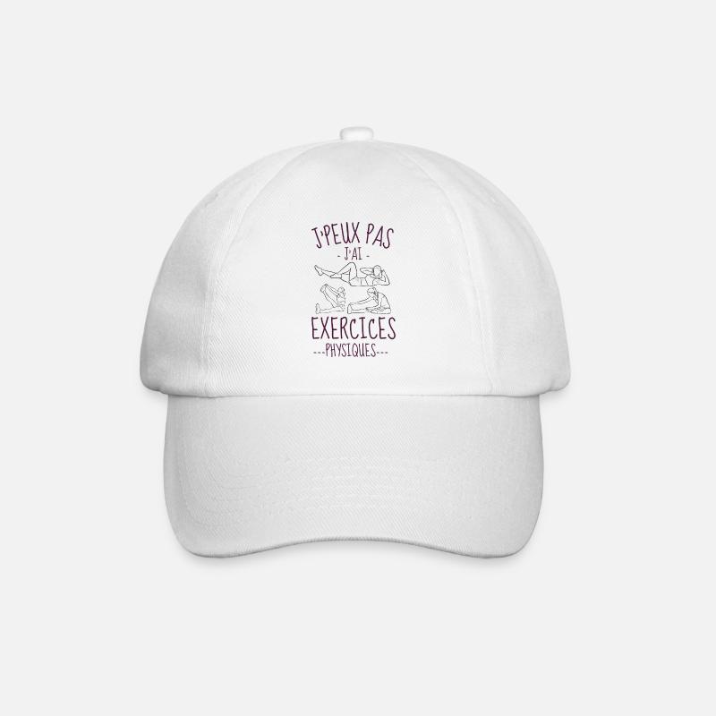 Gym musculation - Casquette classique - blanc/blanc