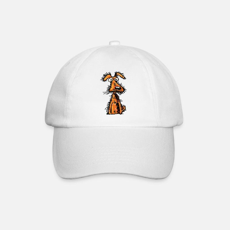 Chien funky - Casquette classique - blanc/blanc