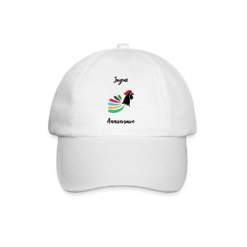 ANNIVERSARY. HAPPY BIRTHDAY. HAPPY BIRTHDAY. - Baseball Cap - white/white - Front