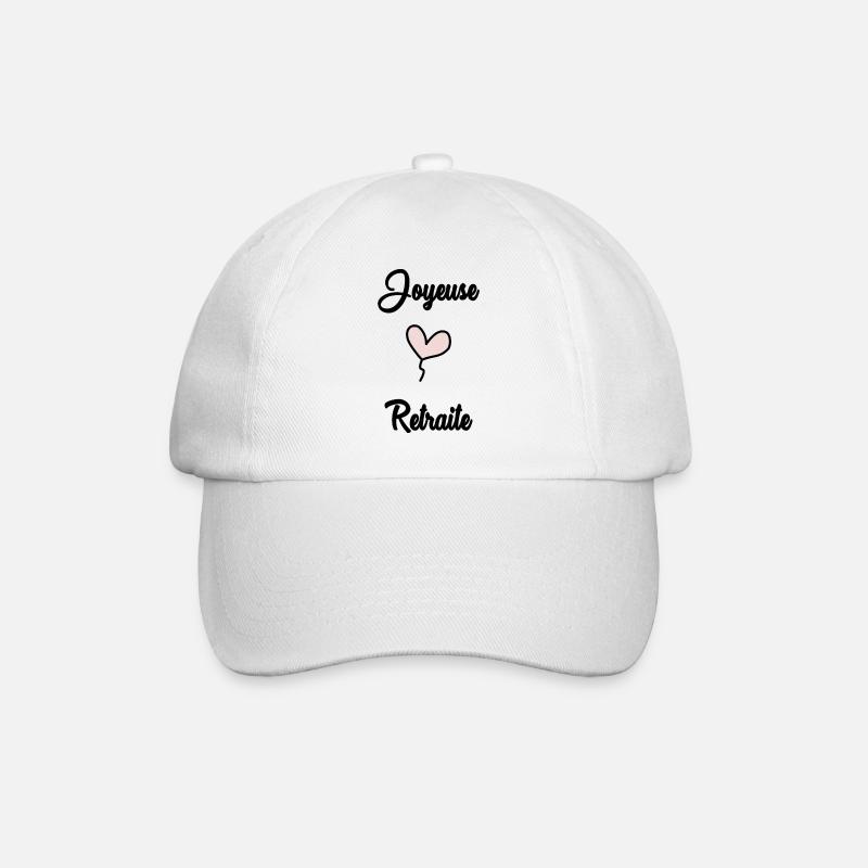 RETRAITE. JOYEUSE RETRAITE - Casquette classique - blanc/blanc