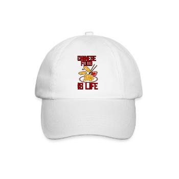 Chinese Food Is Life 2 - Baseball Cap - white/white - Front