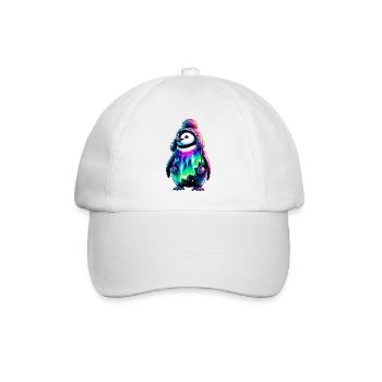 Manchot aurore boréale - Casquette classique - blanc/blanc - Devant