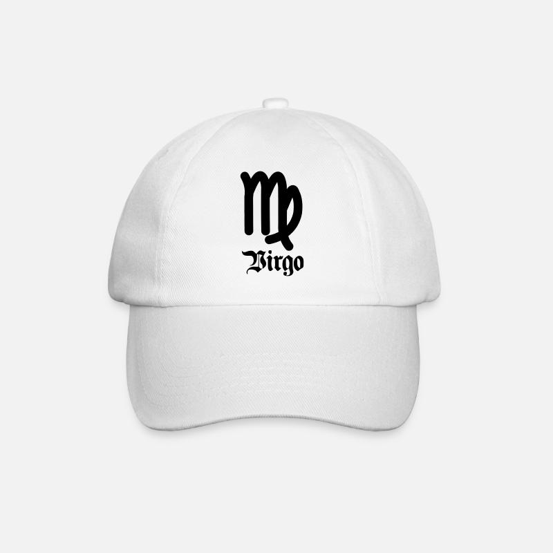 Signe du zodiaque Vierge - Casquette classique - blanc/blanc