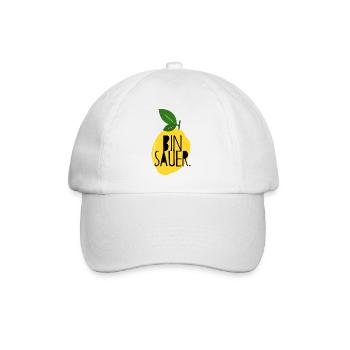 I'm Angry - Lemon - Bad Mood - Statement - Baseball Cap - white/white - Front