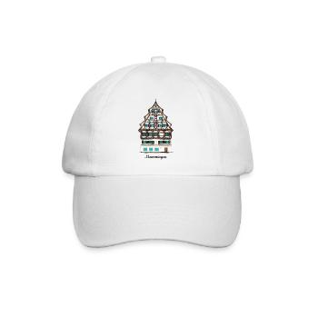 Memmingen, Schwaben, Bayern, Germany - Baseball Cap - white/white - Front