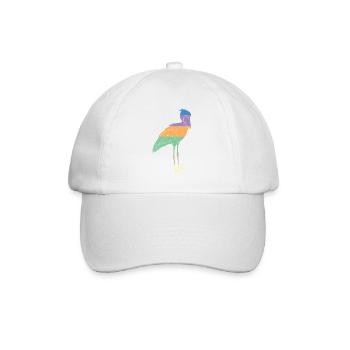 Oiseau à bec-en-sabot Ornithologue Forêt I Cadeau - Casquette classique - blanc/blanc - Devant