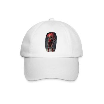 Indianer Mädchen - Baseballkappe - Weiß/Weiß - Vorne