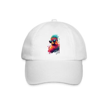 Cardinal Vogel rouge - Casquette classique - blanc/blanc - Devant