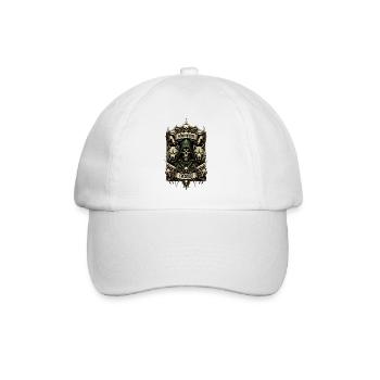 Mühlviertel cooles Freistadt Design - Baseballkappe - Weiß/Weiß - Vorne