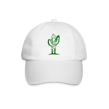 Cactus Hiver Fun Froid Face Freeze Écharpe Chapeau - Casquette classique - blanc/blanc - Devant