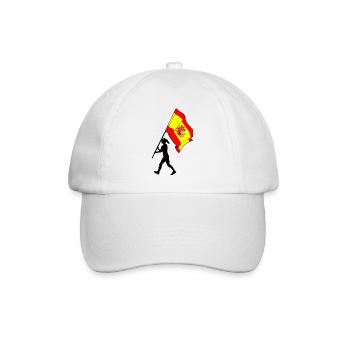 Drapeau Espagne Femme Marche - Casquette classique - blanc/blanc - Devant